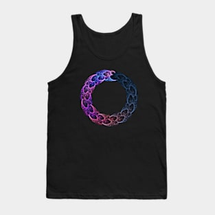 Circle Replication - Black Background Tank Top